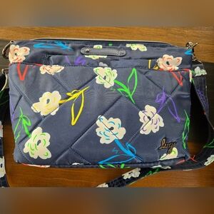 Lug Floral Quilted Women's Bag - Multicolor